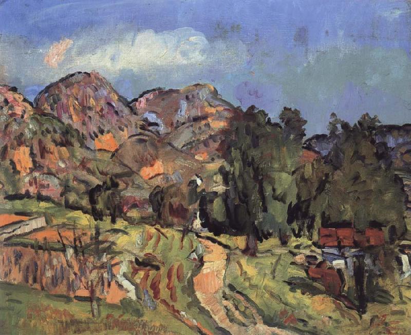 George Leslie Hunter Provencal Landscape oil painting image